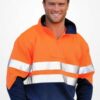 WS Hi Vis Long Sleeve Fleecy Sweat with Tape (S to 3XL) SW14 1