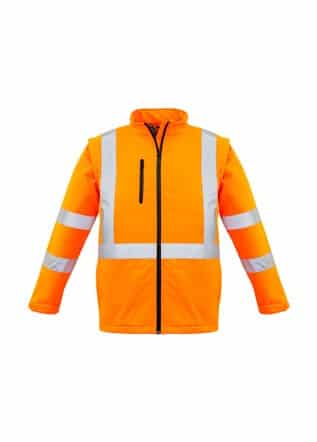 Syz Unisex Hi Vis 2 In 1 Soft Shell Jacket Zj680 12 SYZ Unisex Hi Vis 2 in 1 Soft Shell Jacket ZJ680 2