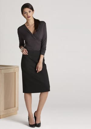 BC Ladies Wool Stretch Relaxed Fit Skirt 24011 1