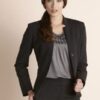 BC Ladies Wool Stretch Short Jacket with Reverse Lapel 64013 1