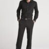BC Mens Cool Stretch Plain Flat Front Pants 70112 1