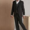 BC Mens Wool Stretch Flat Front Pants 74012 1