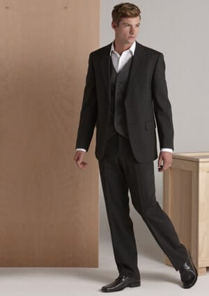 BC Mens Wool Stretch Flat Front Pants 74012 1