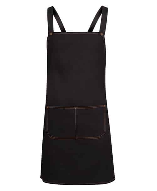 Jbs Cross Back Long Denim Apron 5Acbd 10 5ACBD-black