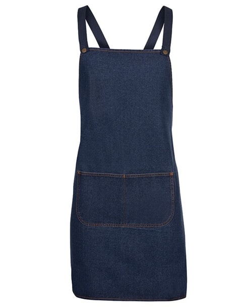 Jbs Cross Back Long Denim Apron 5Acbd 11 5ACBD-navy