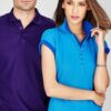 Biz Crew Ladies Pique Polo P400LS 1