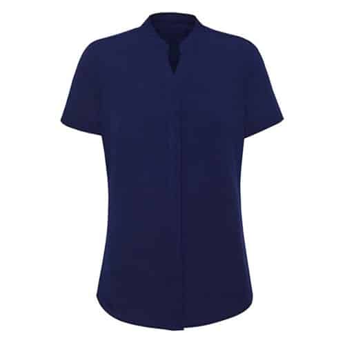 Biz Corporates Juliette Ladies Ss Blouse Rb977Ls 4 RB977LS_Navy