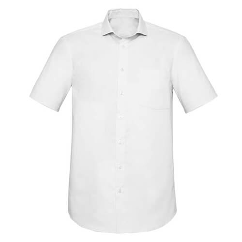 Biz Corporates Charlie Mens Classic Ss Shirt Rs968Ms 17 RS968MS_White