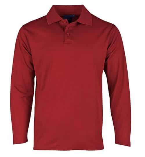 WS Victory Plus TrueDry Unisex Long Sleeve Polo PS35 Uniforms