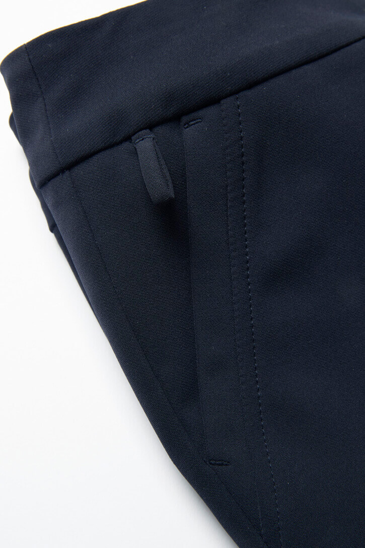 Biz Care Womens Jane 3/4 Length Stretch Pant Cl040Ll 23 CL040LL_Navy-loop