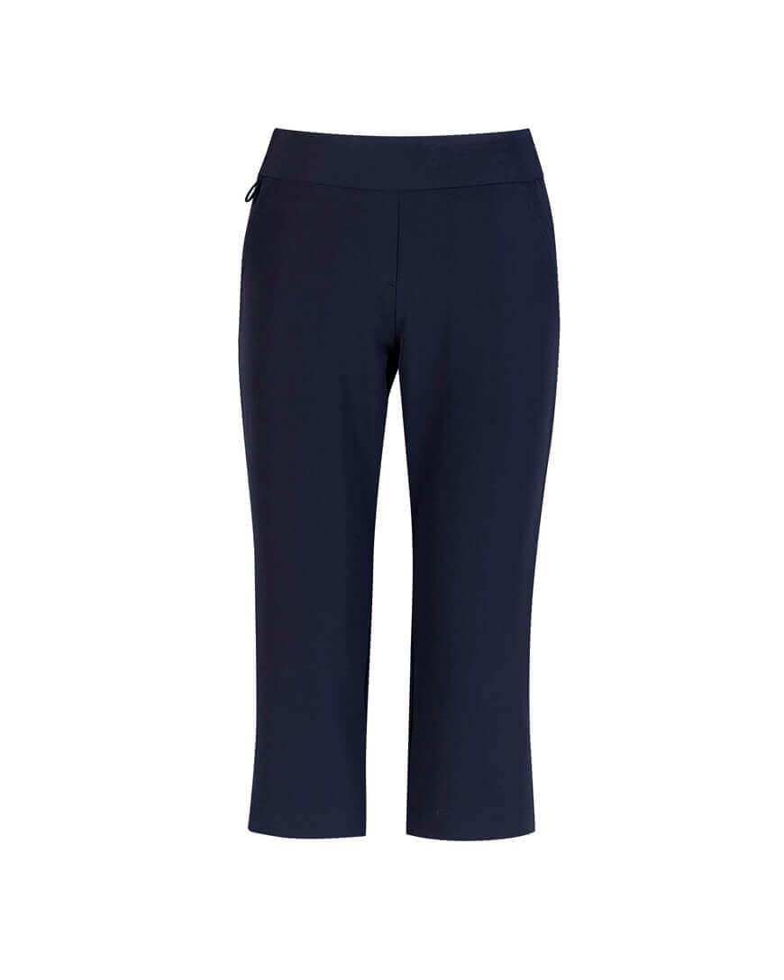 Biz Care Womens Jane 3/4 Length Stretch Pant Cl040Ll 20 CL040LL_Navy