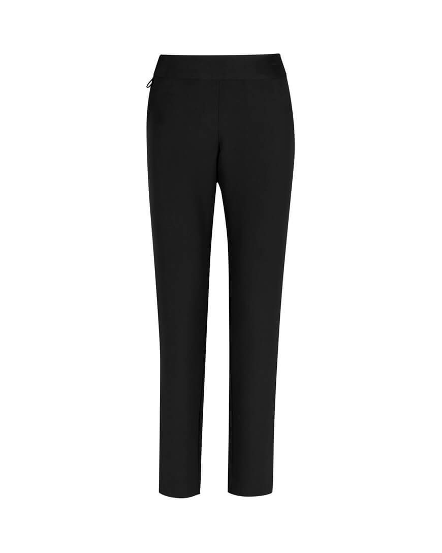 Biz Care Womens Jane Ankle Length Stretch Pant Cl041Ll 18 CL041LL_Black