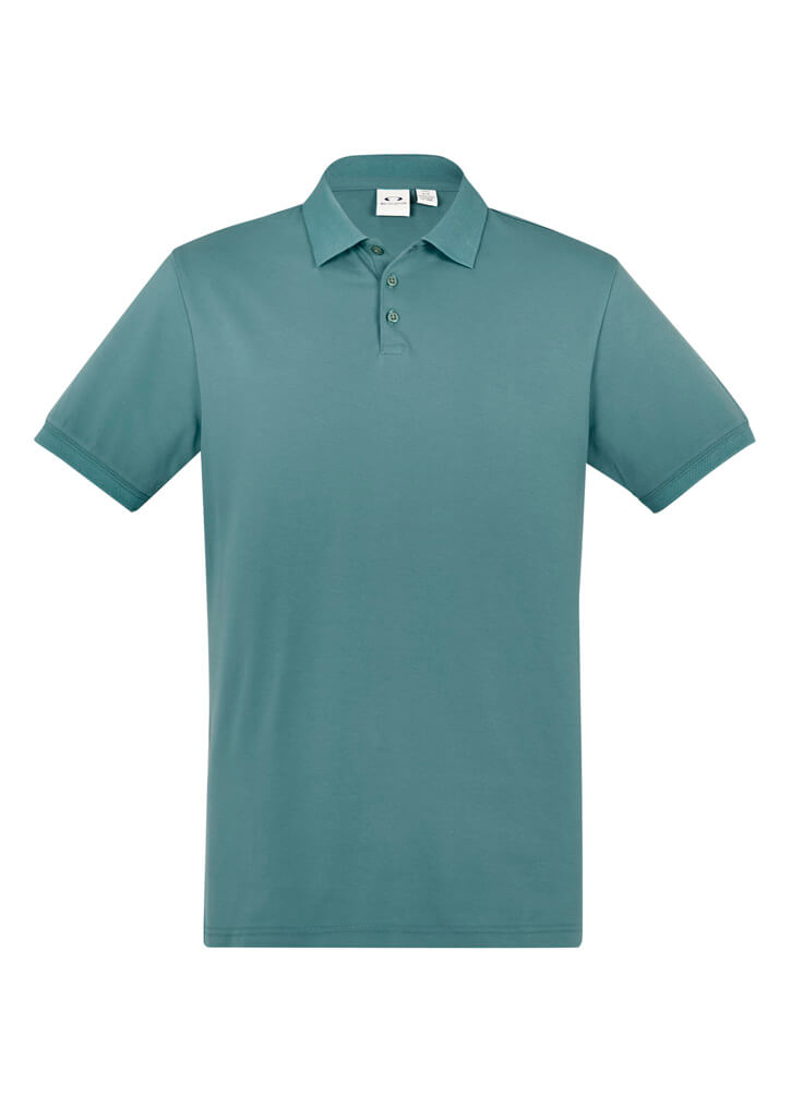 Biz Collection City Mens Polo P105Ms 40 P105MS_JasperGreen_F