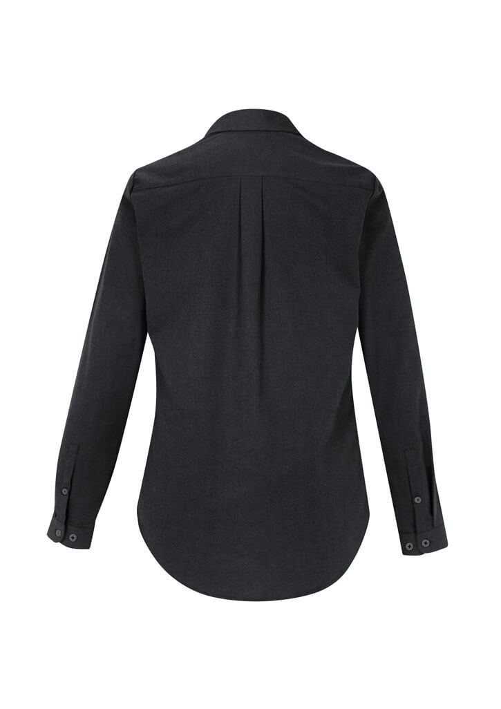 Biz Collection Memphis Ladies Long Sleeve Shirt S127Ll 25 S127LL_Black_B