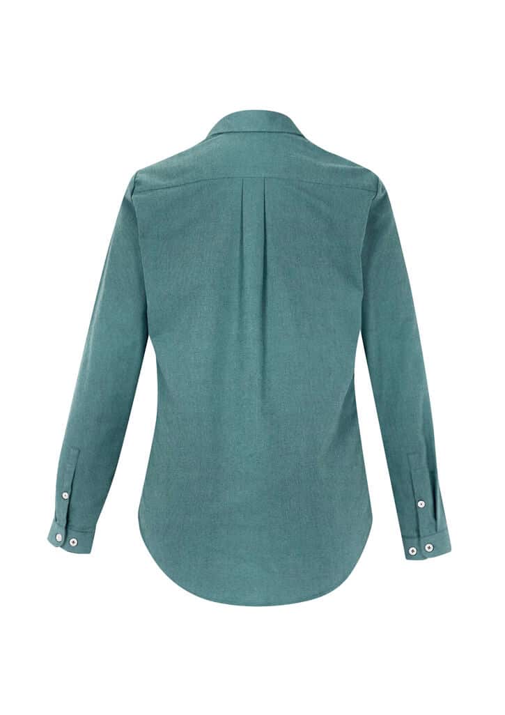 Biz Collection Memphis Ladies Long Sleeve Shirt S127Ll 29 S127LL_JasperGreen_B