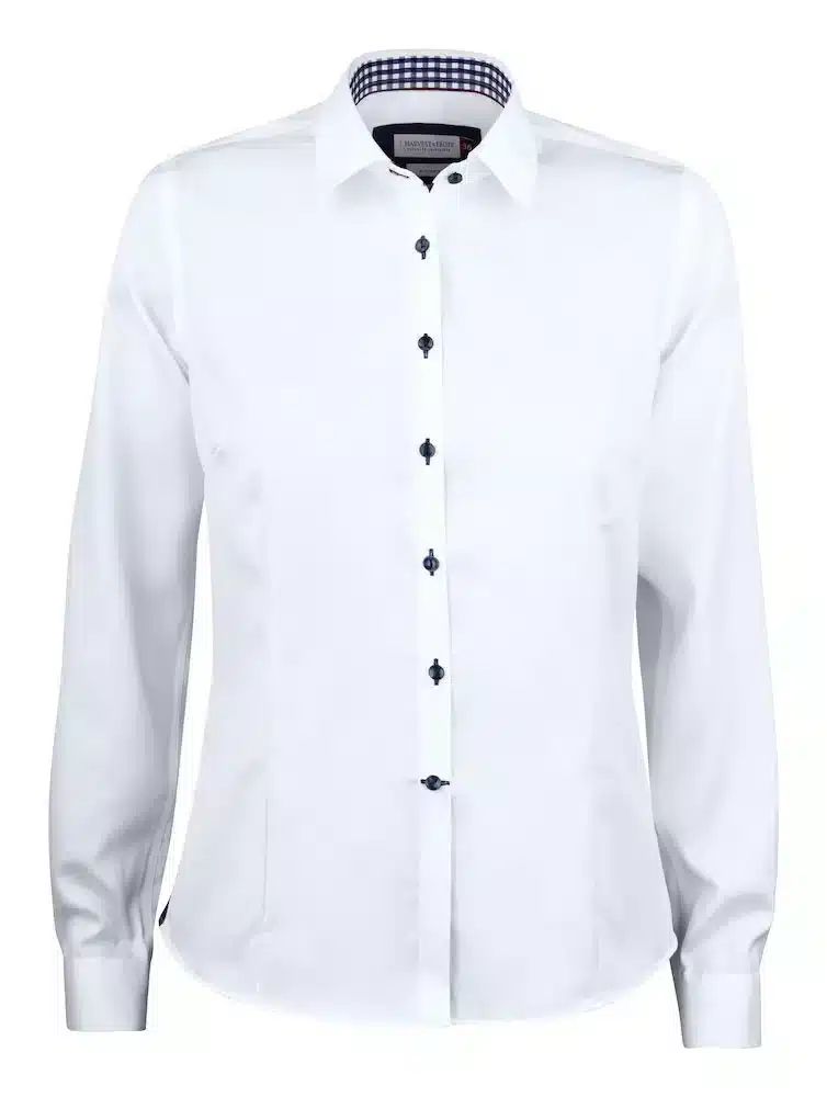 James Harvest Red Bow 20 Women'S Shirt Hf320W 6 HF320W_White_Navy