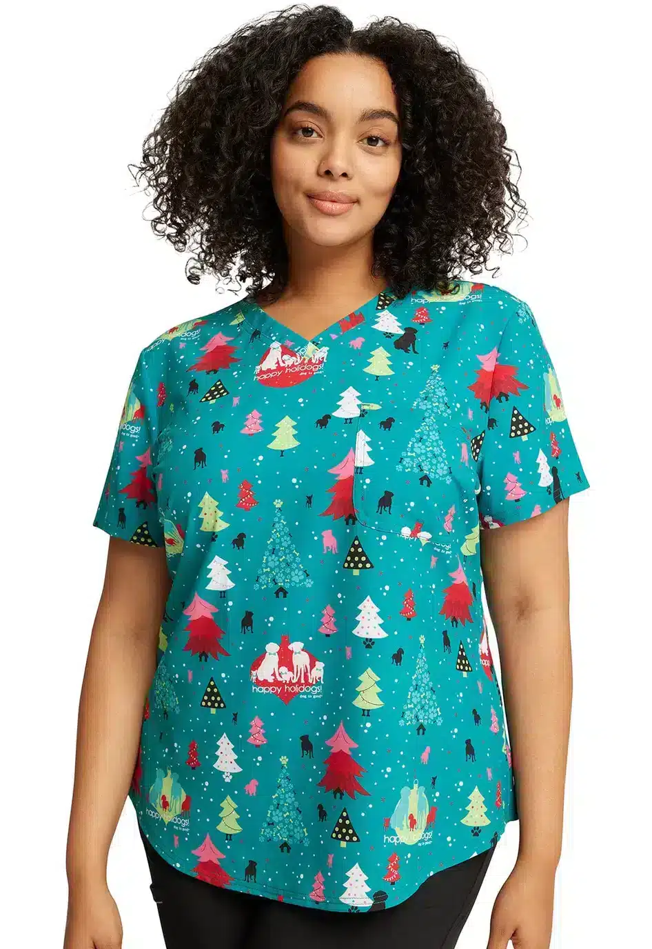 cherokee-v-neck-tuckable-print-top-in-happy-holidogs-cherokee-28752775774306_960x1376