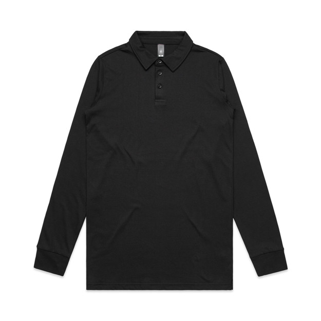 As Colour Chad L/S Polo 5404 8 5404 CHAD LS POLO BLACK 06116
