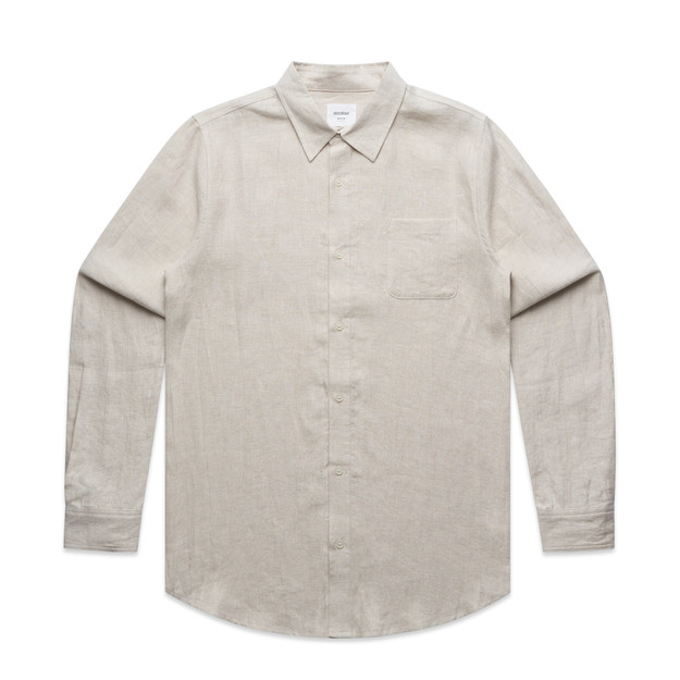 As Colour Linen Shirt 5418 3 5418 LINEN LONG SLEEVE SHIRT NATURAL 87021