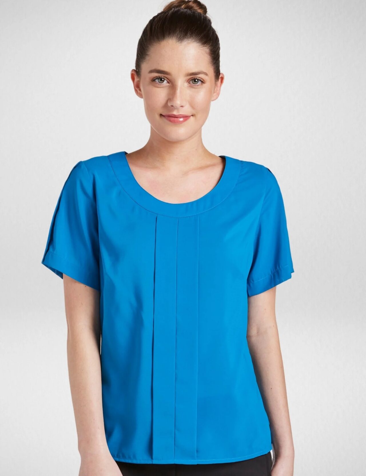 Cr Jewel Short Sleeve Blouse 6400S37 14 6400S37 aqua
