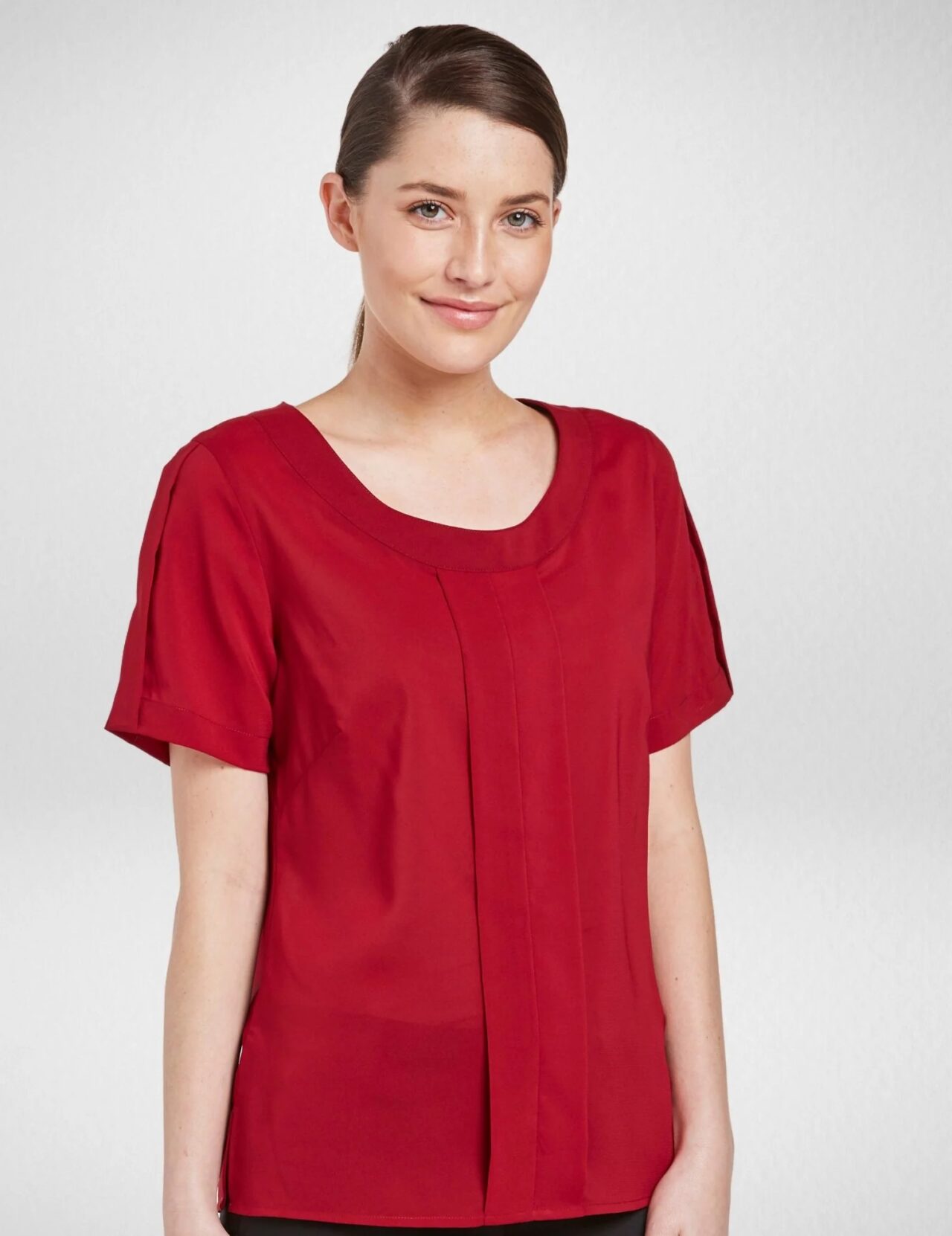 Cr Jewel Short Sleeve Blouse 6400S37 15 6400S37 pepper