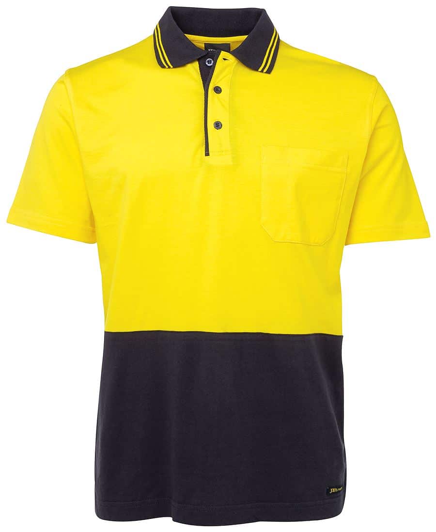 Jb Hi Vis Cotton Adults Short Sleeve Polo 6Cphv 15 6CPHV EN 01 copy 637423391205122429