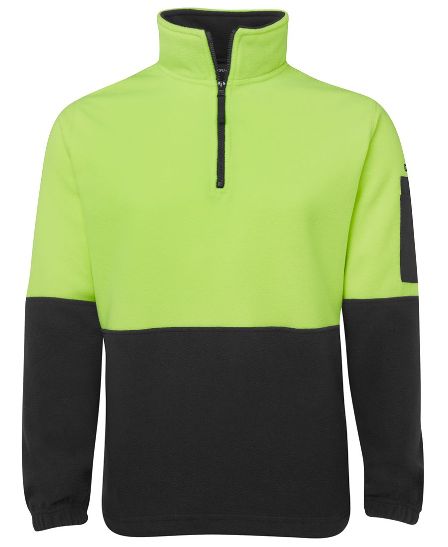 Jb'S Hi Vis 1/2 Zip Polar Fleece 6Hvpf 12 6HVPFEB 1 635484494530196677