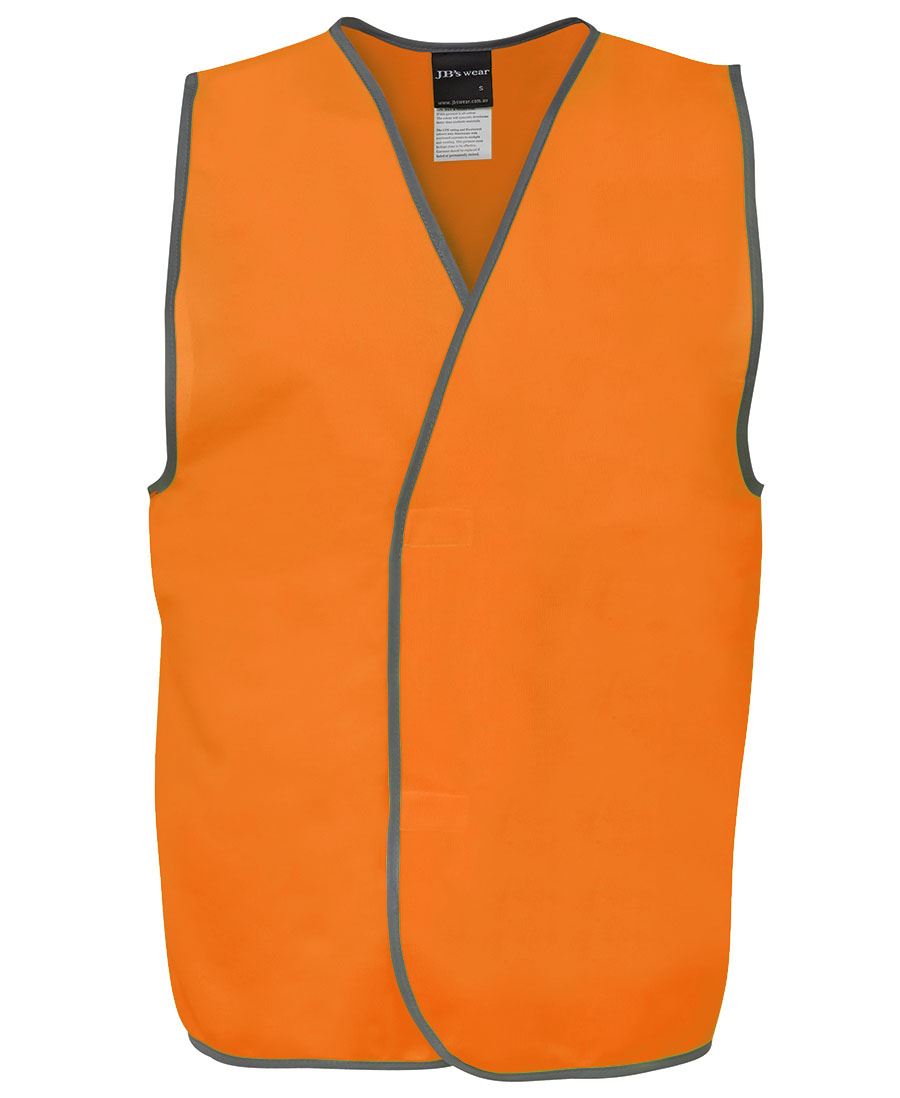 Jb Hi Vis Safety Vest 6Hvsv 8 6HVSV ORANGE