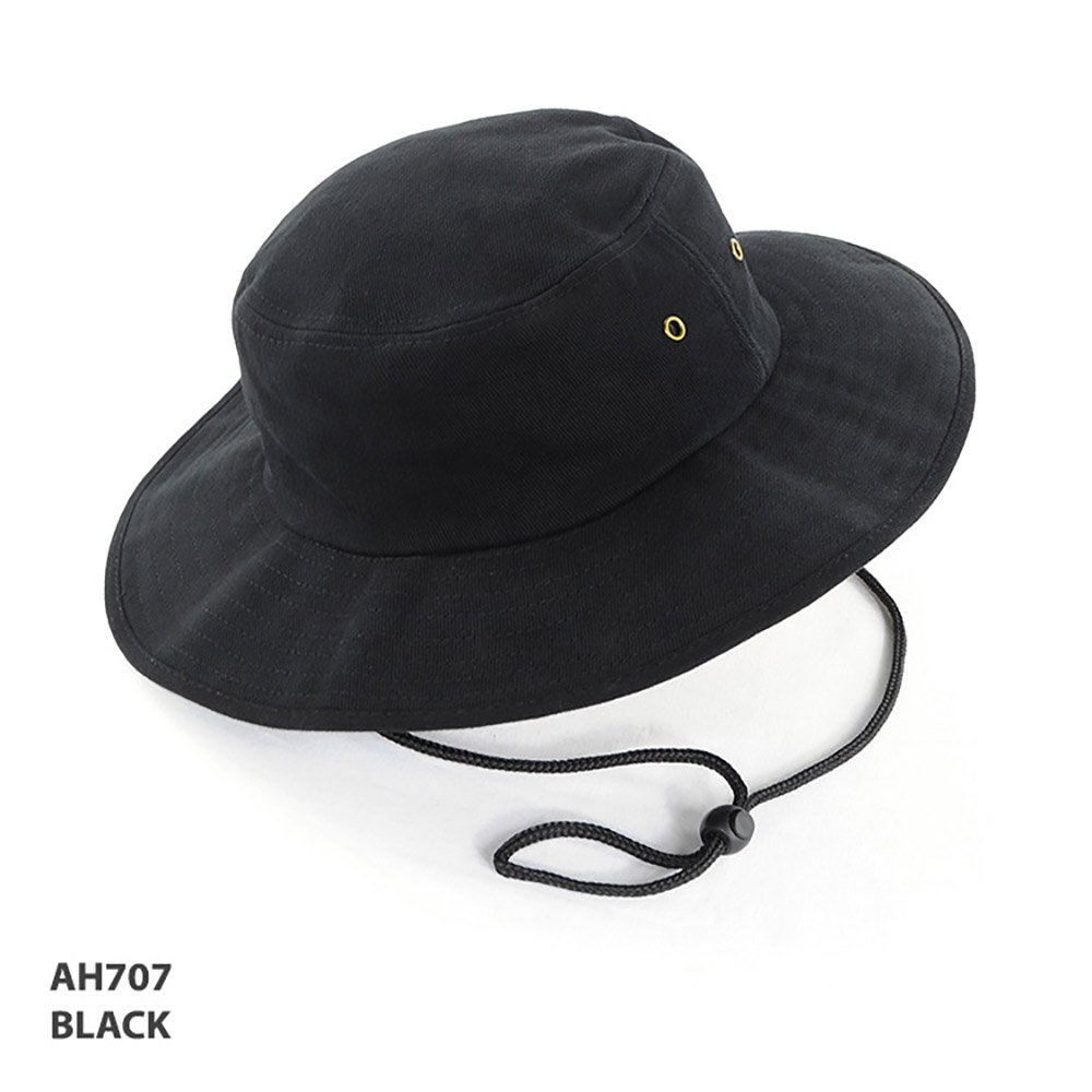 Ah707 Hbc Surf Hat 21 AH707 Black