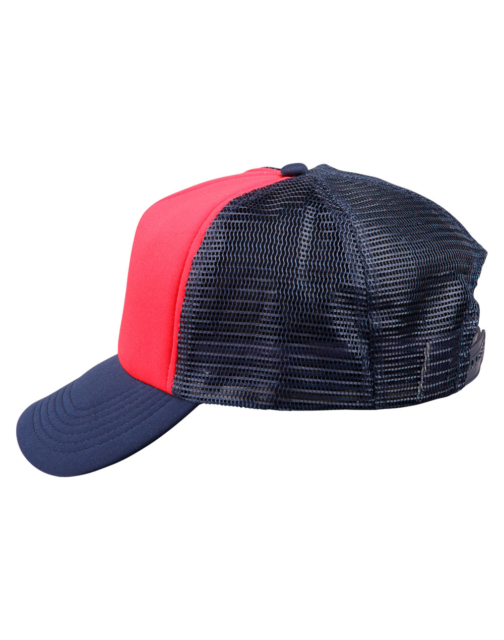 Ws Contrast Trucker Cap Ch69 10 CH69 Red.Navy Side