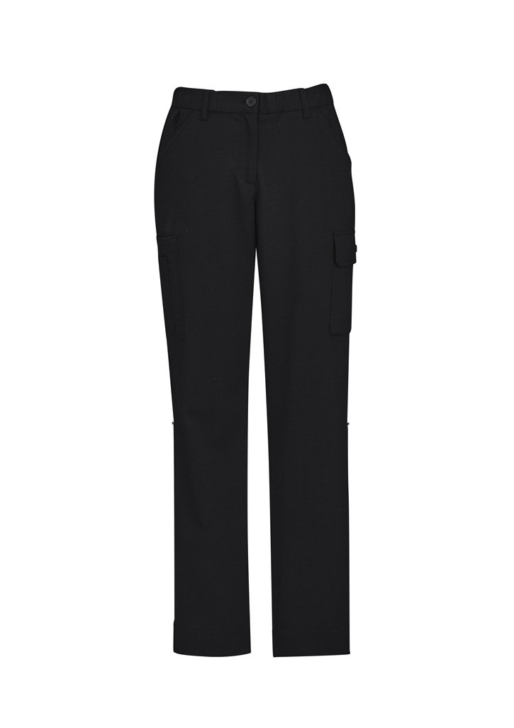 Biz Care Womens Comfort Waist Cargo Pant Cl954Ll 2 CL954LL bProduct Black 01 1XDWXp6