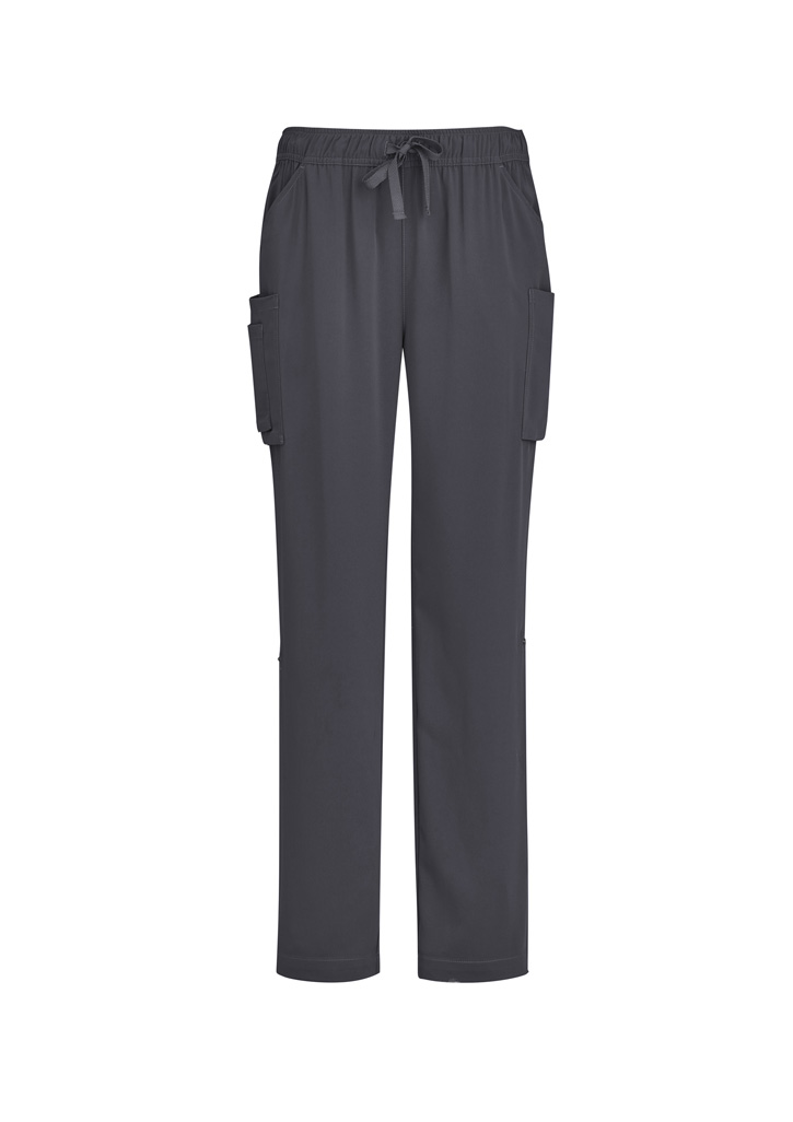 Biz Care Womens Avery Multi-Pocket Straight Leg Pant Csp944Ll 20 CSP944LL bProduct Charcoal 01 AJDJC2S