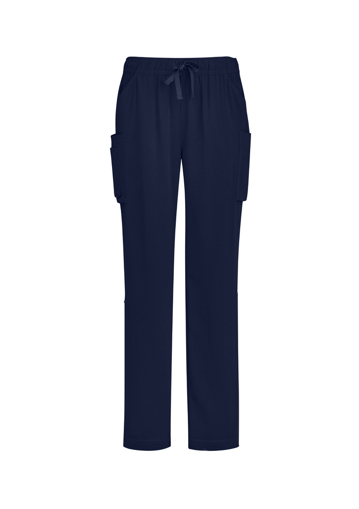 Biz Care Womens Avery Multi-Pocket Straight Leg Pant Csp944Ll 22 CSP944LL bProduct MidnightNavy 01 spjJz62