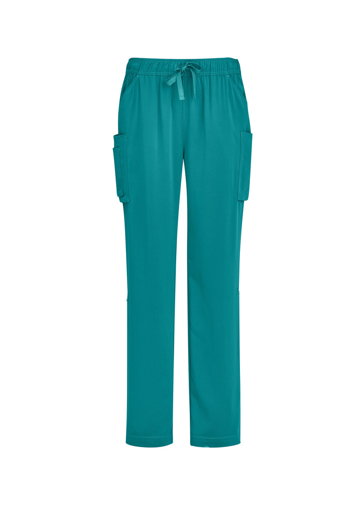 Biz Care Womens Avery Multi-Pocket Straight Leg Pant Csp944Ll 24 CSP944LL bProduct Teal 01 eaTOXRy