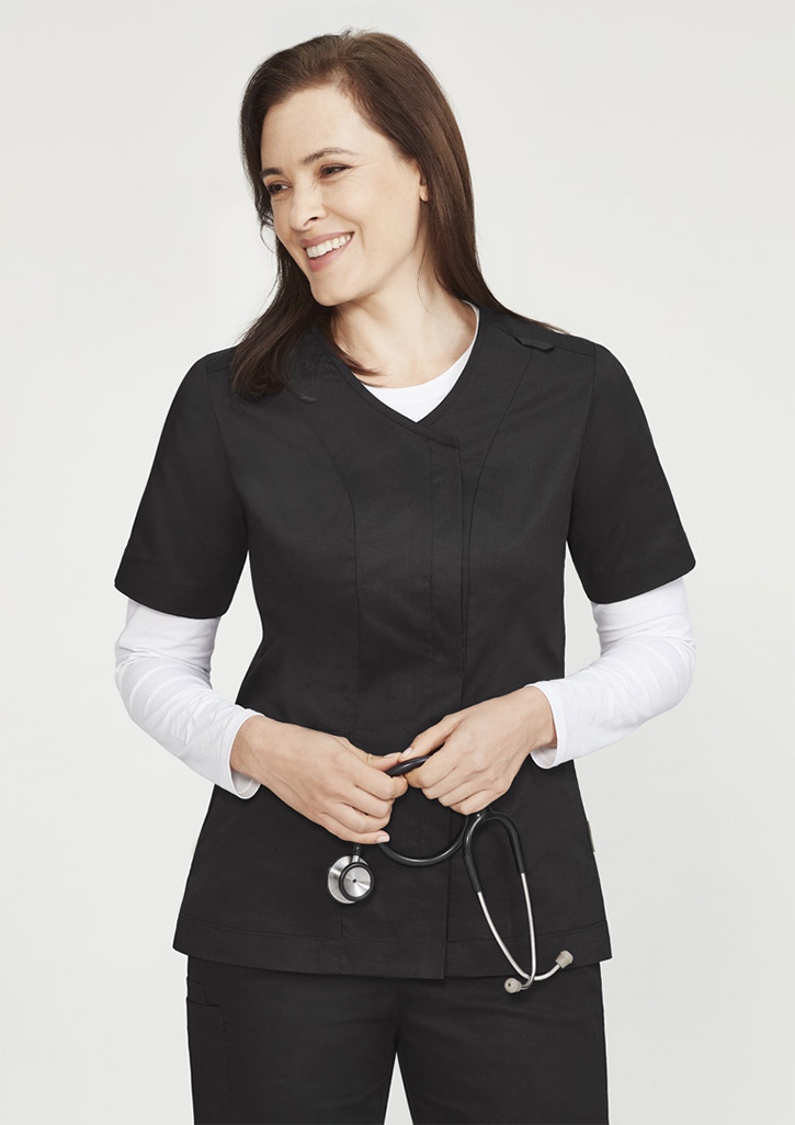 Biz Care Performance Womens Cotton Long Sleeve Tee Ct247Ll 8 CT247LL aTalent White 03 FT3L7cN