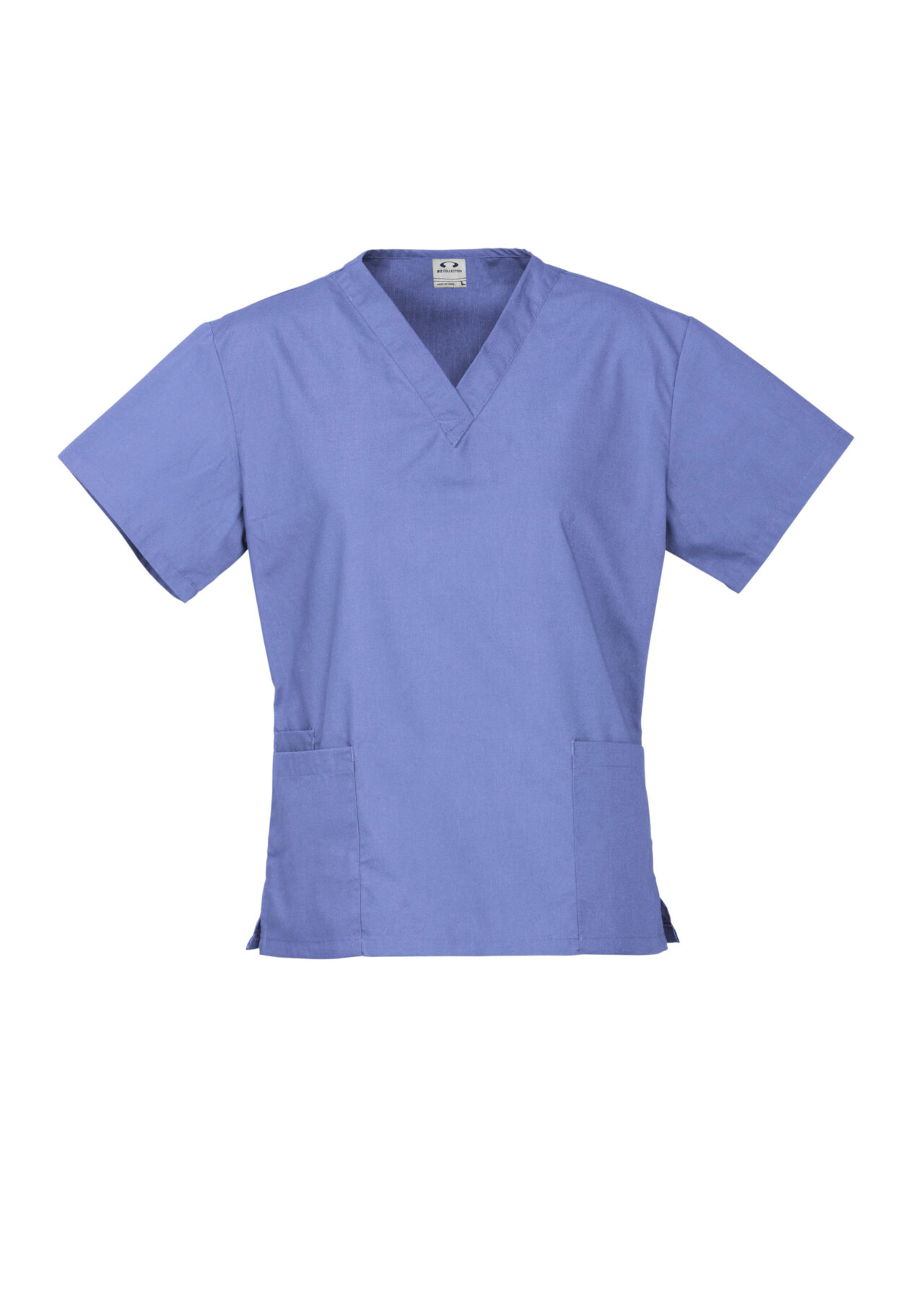Biz Collection Classic Ladies Scrub Top H10622 5 H10622 bProduct MidBlue 01 835hyXj