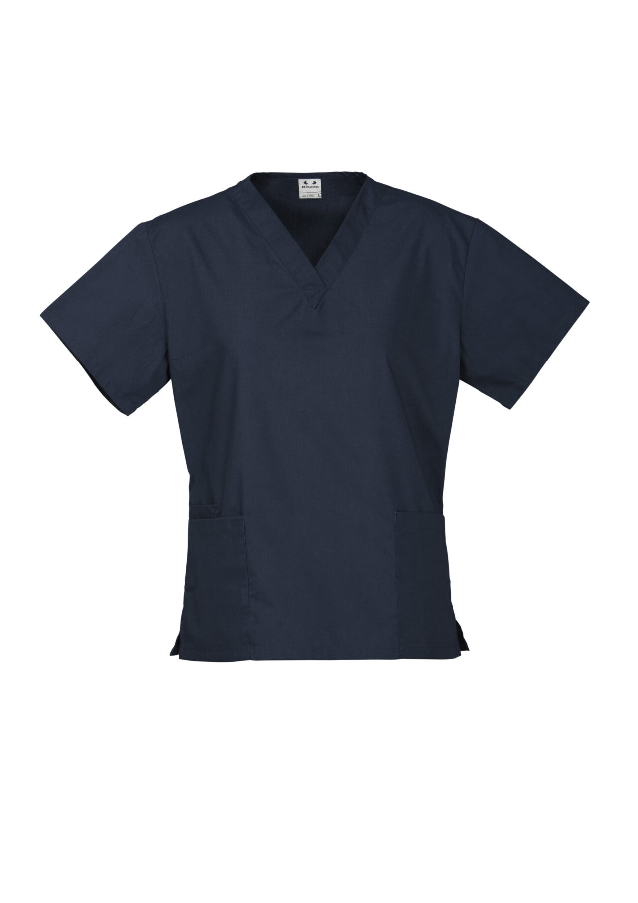 Biz Collection Classic Ladies Scrub Top H10622 8 H10622 bProduct Navy 01 SituuOF