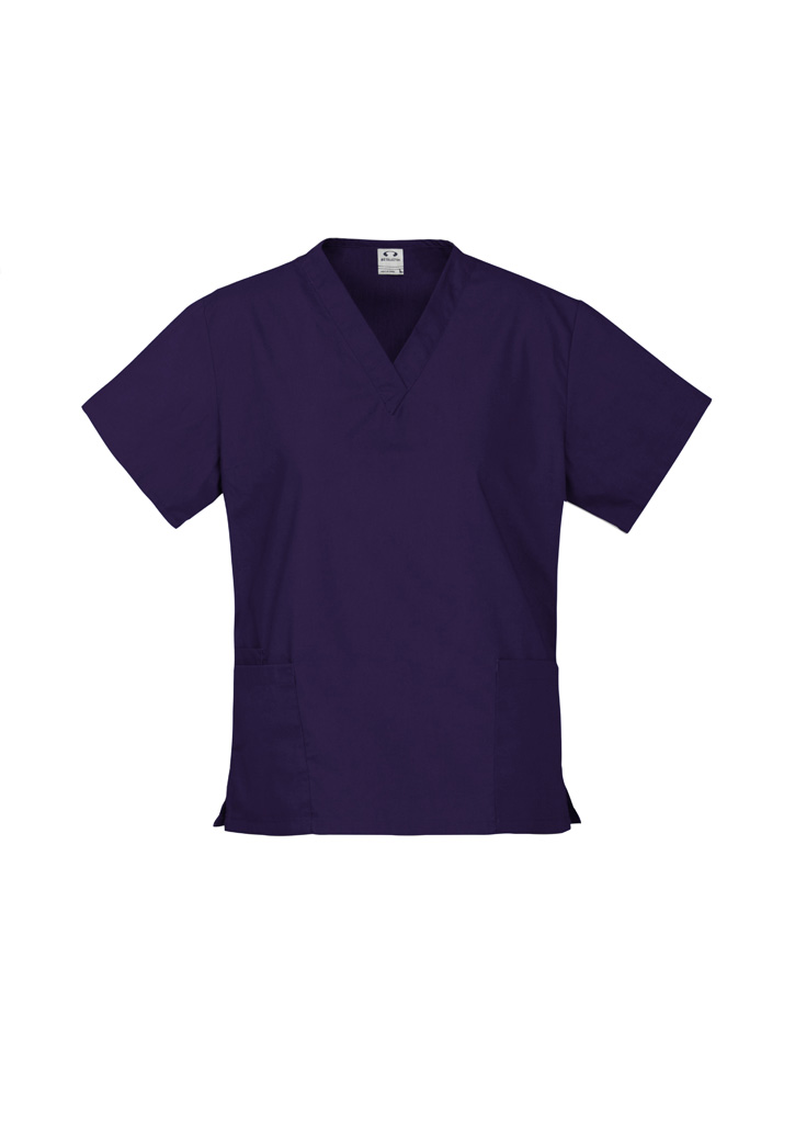 Biz Collection Classic Ladies Scrub Top H10622 7 H10622 bProduct Purple 01 LM2iGbk