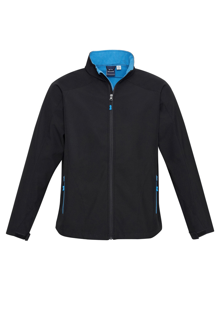 Biz Collection Geneva Mens Softshell Jacket J307M 2 J307M bProduct Black Cyan 01 tLkEWZU