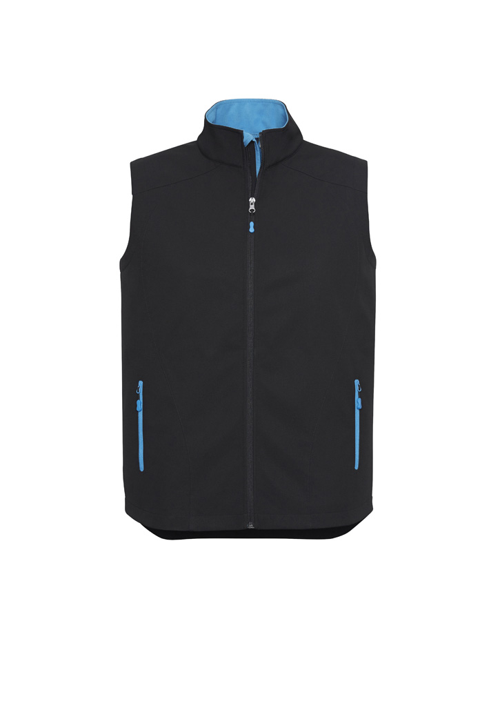 Biz Collection Geneva Mens Vest J404M 12 J404M bProduct Black Cyan 01 c5JjYic