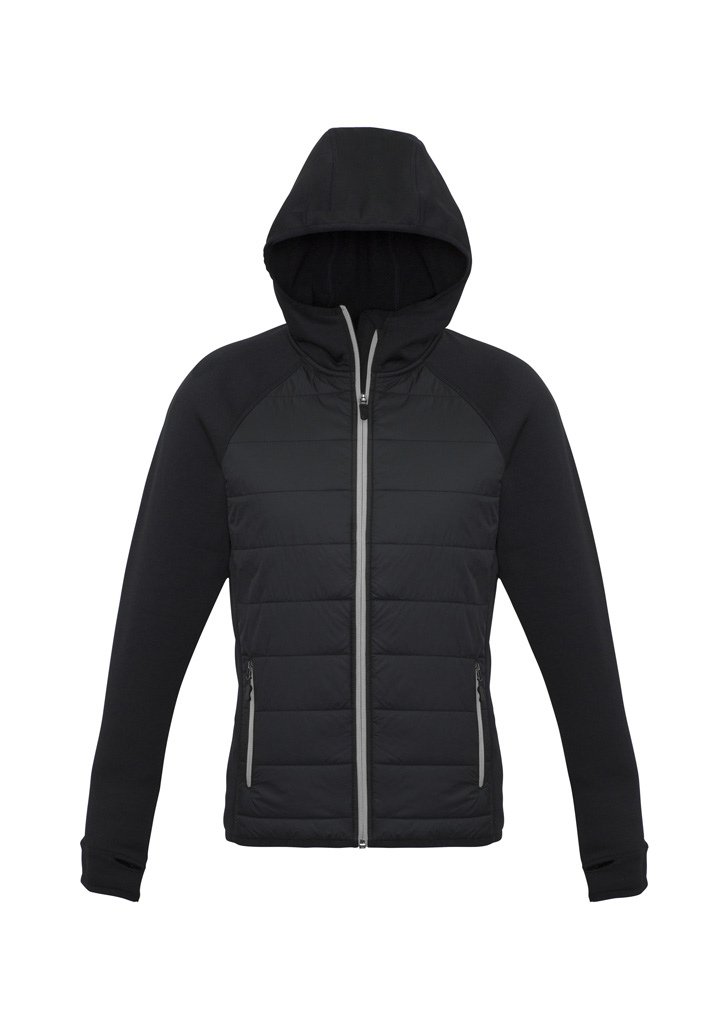 Biz Collection Stealth Tech Mens Hybrid Hoodie Jacket J515M 6 J515L bProduct Black Silver 01 GZkD97J