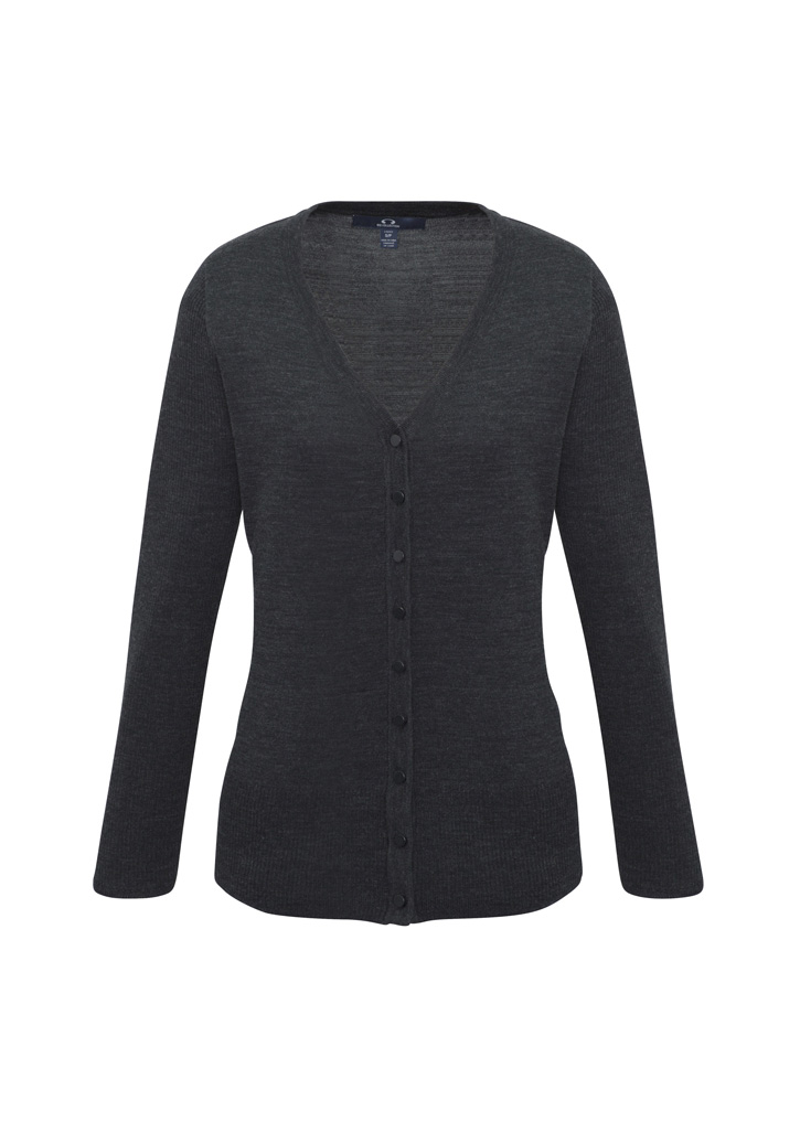 Biz Collection Milano Ladies Longline Cardigan Lc417L 11 LC417L bProduct Charcoal 01 lGCYYYe