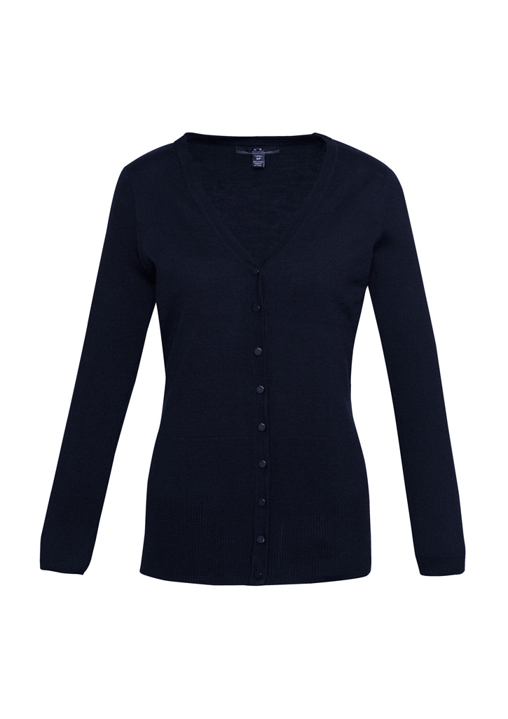 Biz Collection Milano Ladies Longline Cardigan Lc417L 12 LC417L bProduct Navy 01 D22Pb7h