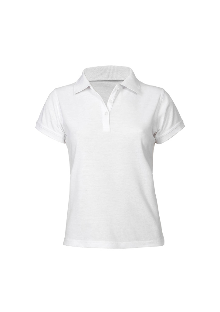 Biz Collection Neon Ladies Polo P2125 15 P2125 bProduct White 01 ly1RI2x 1