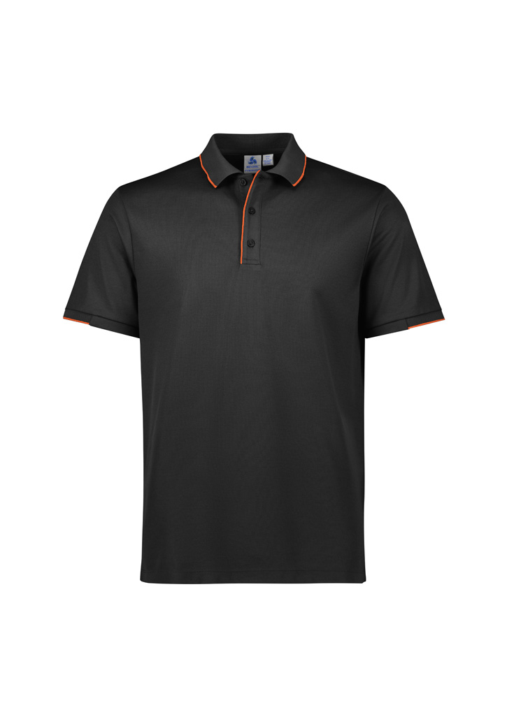 Biz Collection Men'S Focus Short Sleeve Polo P313Ms 9 P313MS bProduct Black Orange 01 QpbCOzE