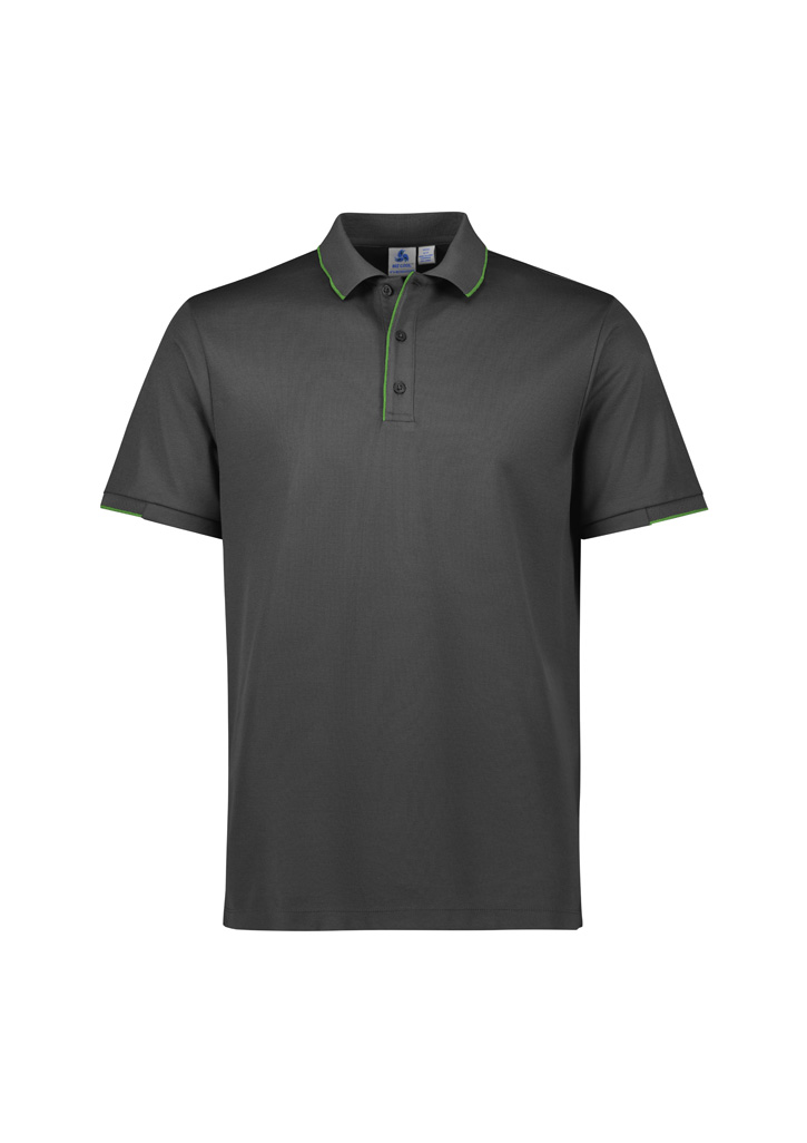 Biz Collection Men'S Focus Short Sleeve Polo P313Ms 8 P313MS bProduct Grey FluoroLime 01 akJm4A2