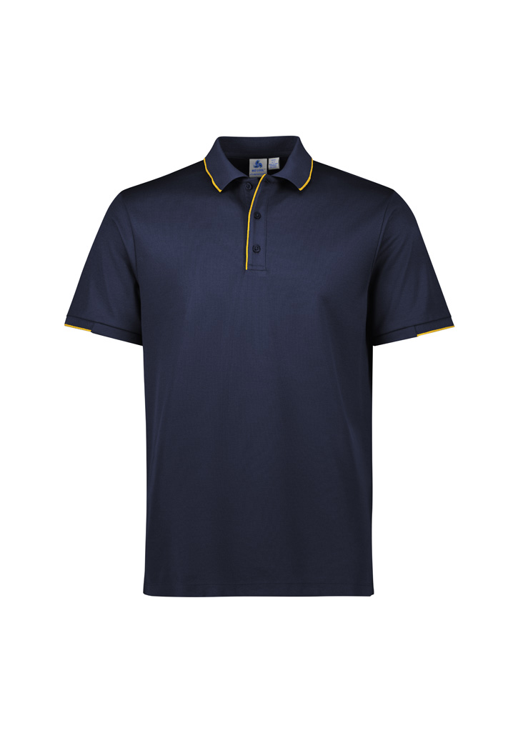 Biz Collection Men'S Focus Short Sleeve Polo P313Ms 6 P313MS bProduct Navy Gold 01 iry8oEi