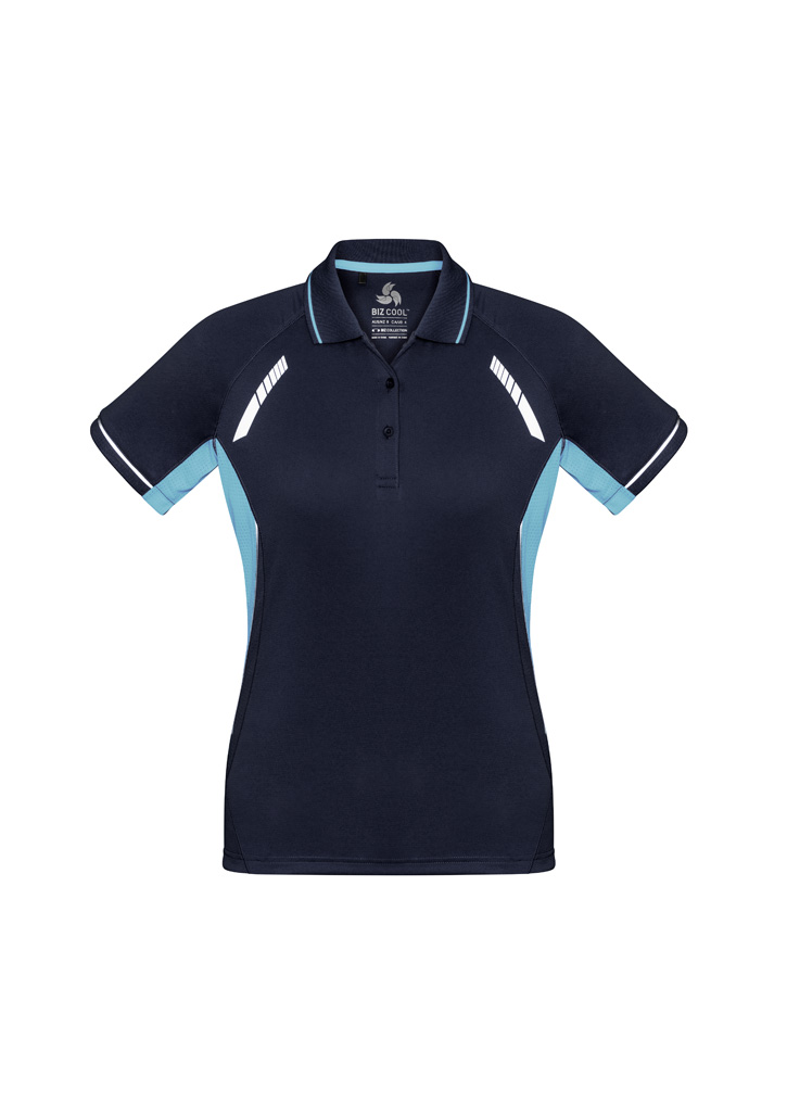 Biz Collection Renegade Ladies Sports Polo P700Ls 22 P700LS bProduct Navy Sky Silver 01 05mkHUg 1