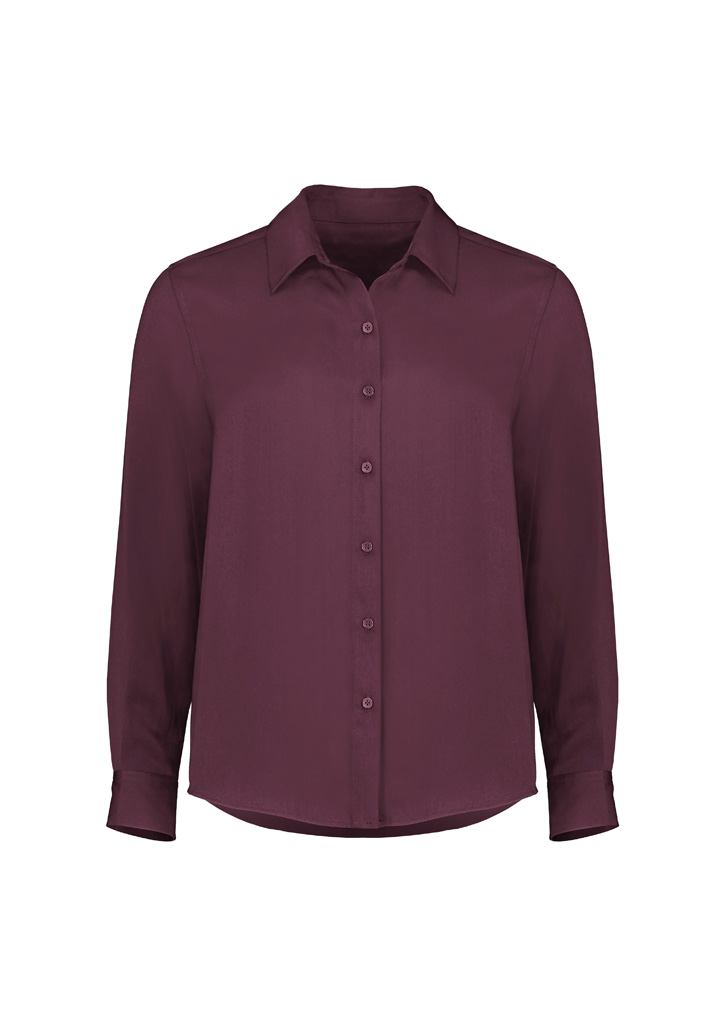 Womens Evelyn Long Sleeve Shirt Ru570Ll 14 RU570LL Product Wine 01