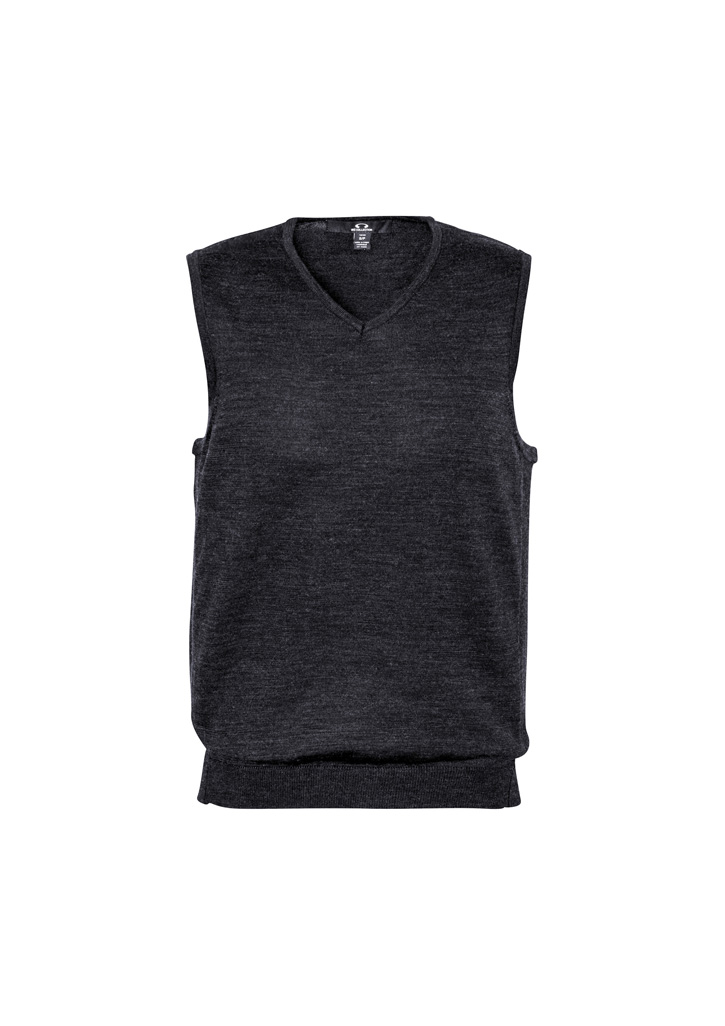 Biz Collection Milano Mens Wool Blend Vest Wv619M 11 WV619M bProduct Charcoal 01 asVi27k